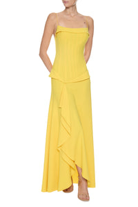 Dress "Sun petal"