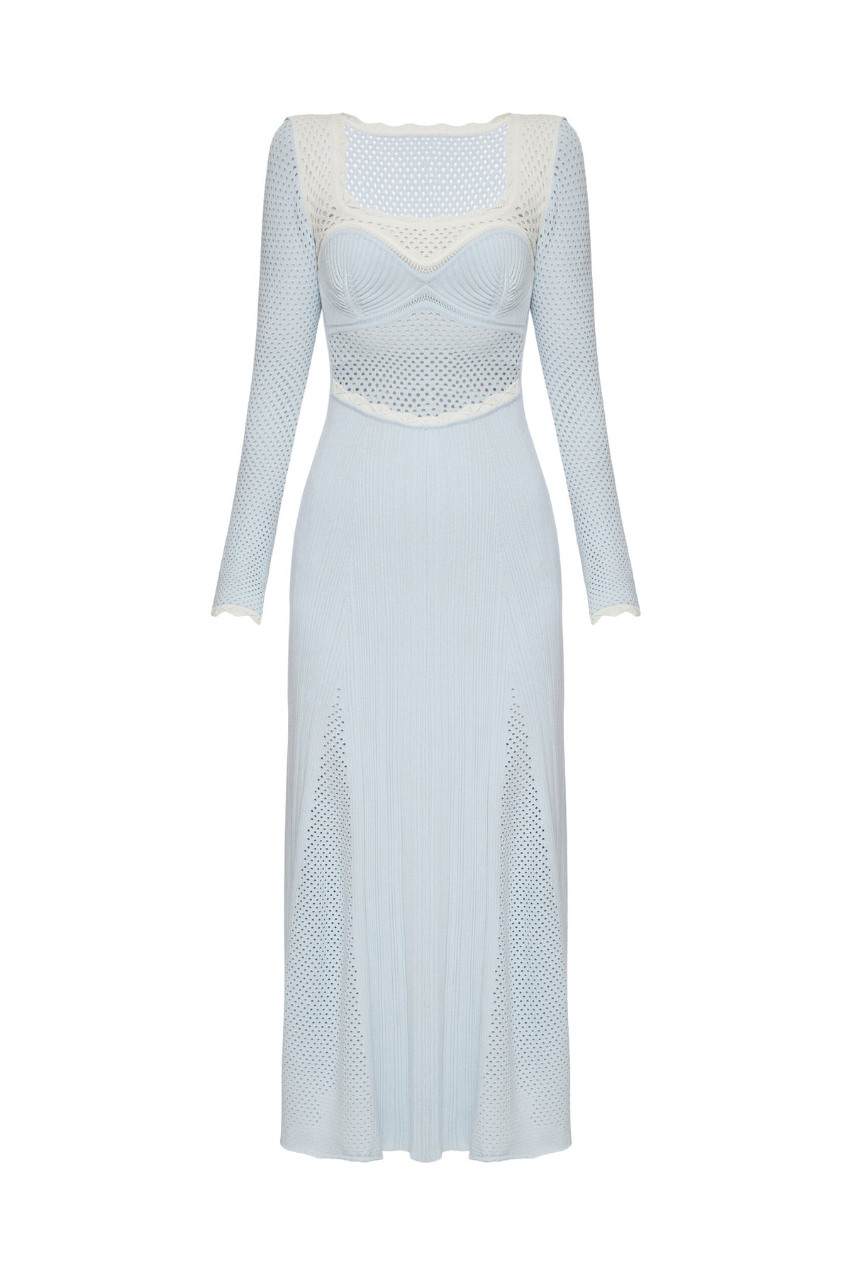 Knitted dress "Blue"