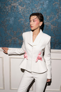 Jacket"White tea"