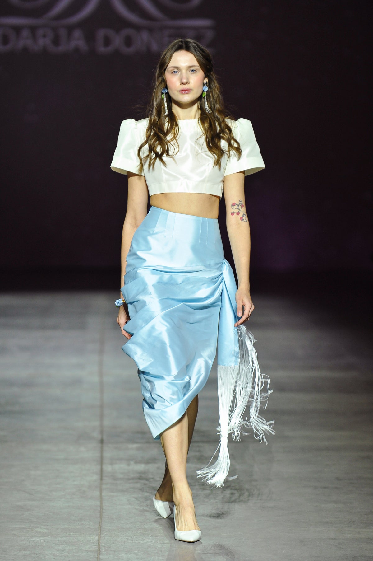 Cropped top "Pearl"