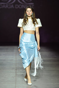 Cropped top "Pearl"