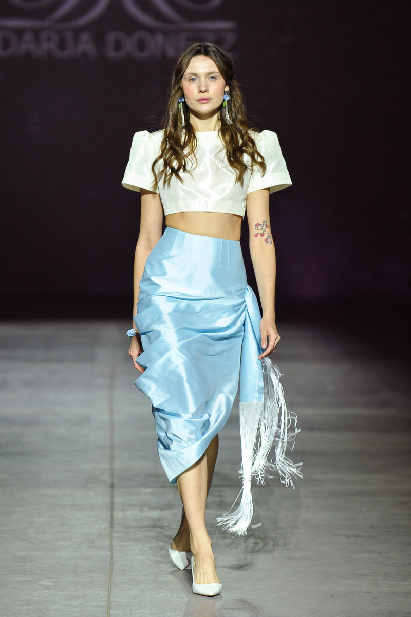 Cropped top "Pearl"