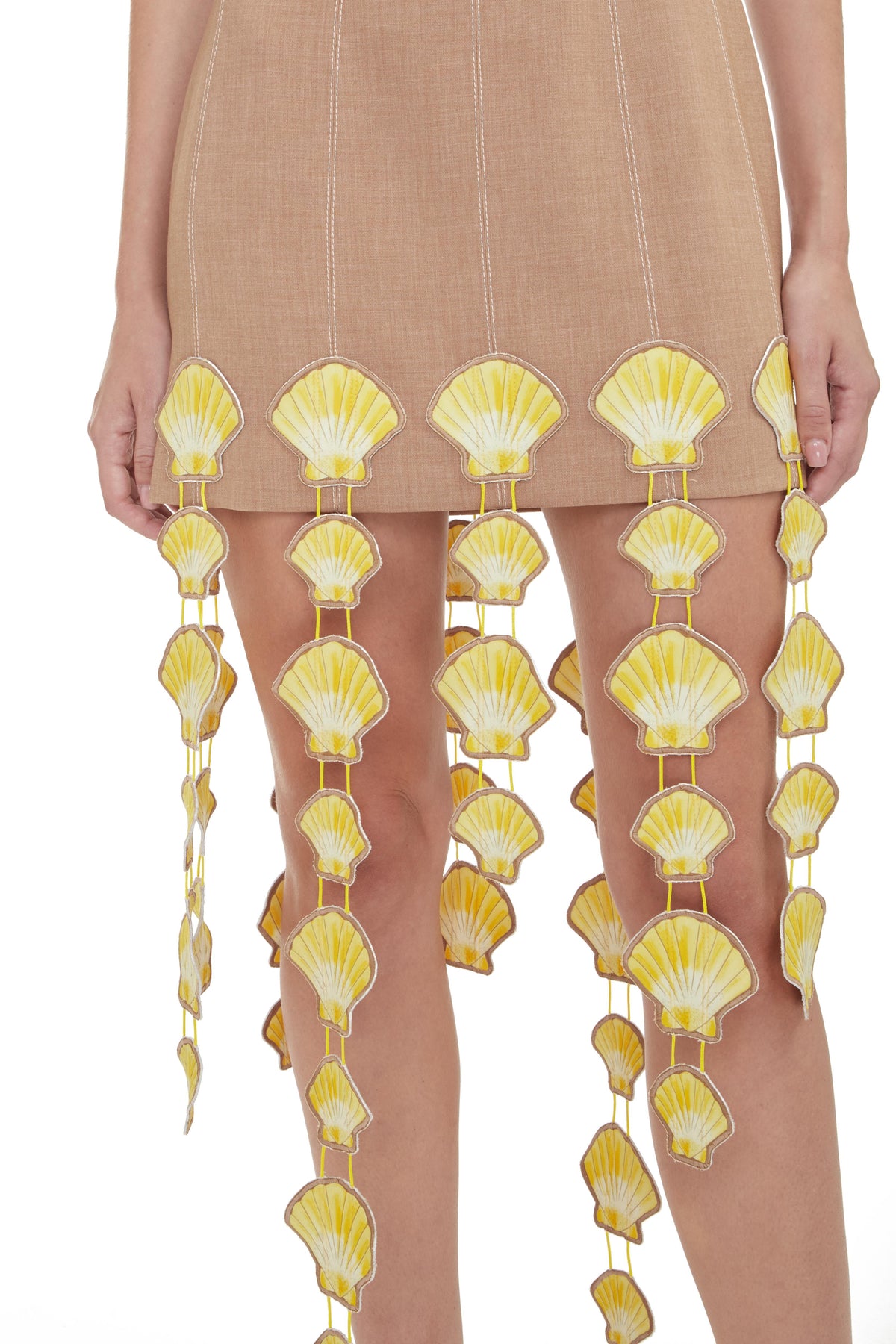 Dress with shells