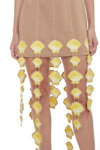 Dress with shells