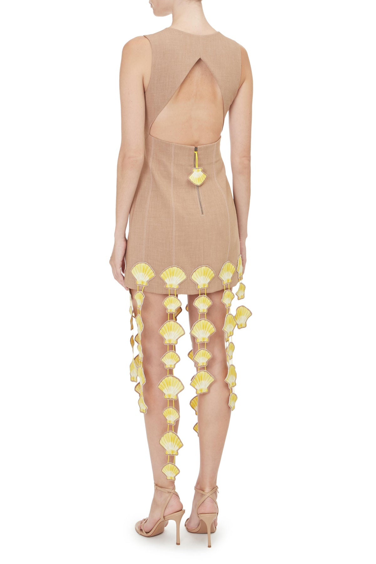 Dress with shells